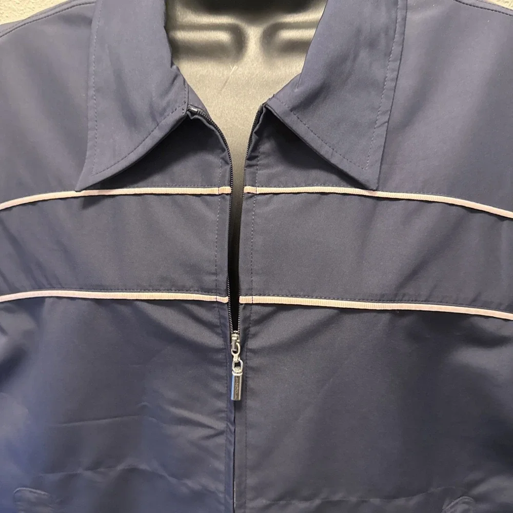 Liz Claiborne Lizgolf Navy Blue Golf Vest size Extra Large‎